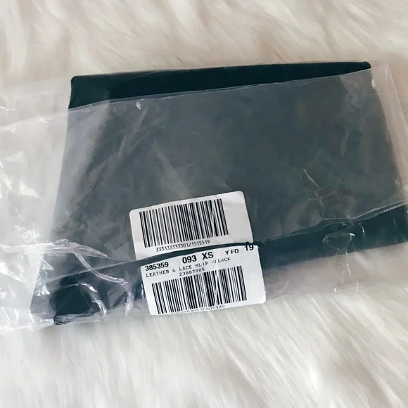 ✨HP✨ VS Faux Leather Slip Dress Vegan Babydoll XS - Picture 8 of 10